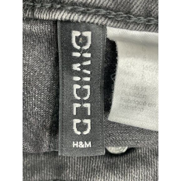 H&M Divided Black Skinny Jeans Size 6 - Picture 3 of 4